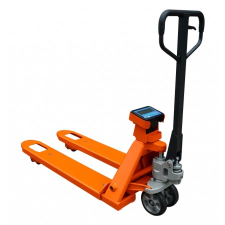 the HPT20S-WH25ES Premium Weighing Scale Hand Pallet Truck