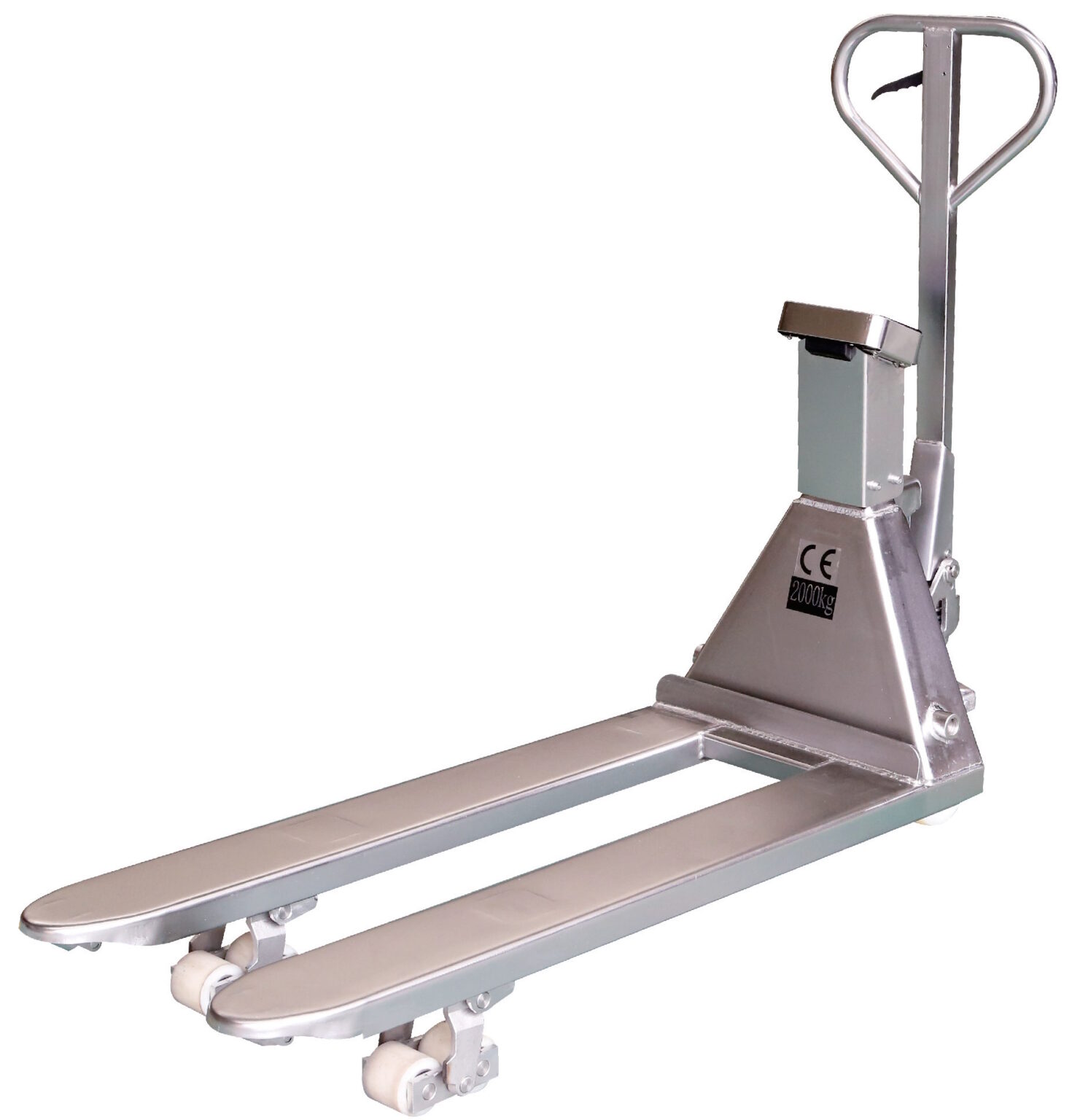 Stainless Steel Weigh Scale Pallet Truck 2000kg/0.5kg Pallet Truck Shop