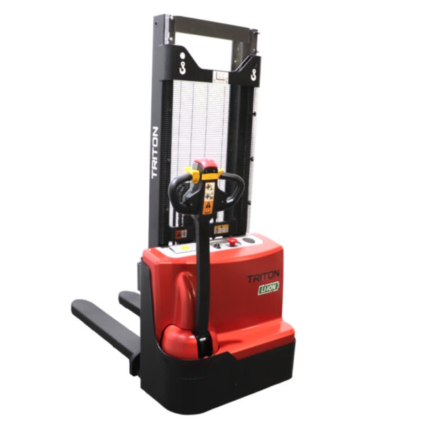 1200kg Triton Fully Electric FREE LIFT Stacker